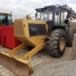 foto harwester LKT 120 +przyczepa