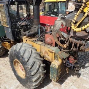 foto harwester LKT 120 +przyczepa