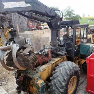 foto harwester LKT 120 +przyczepa