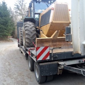 foto harwester LKT 120 +przyczepa