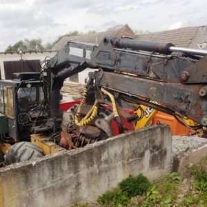 foto harwester LKT 120 +przyczepa