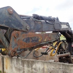 foto harwester LKT 120 +przyczepa