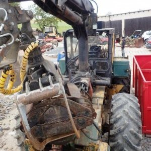 foto harwester LKT 120 +przyczepa