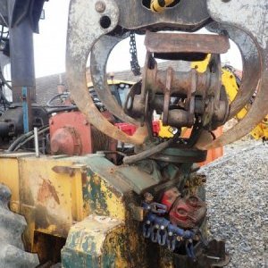 foto harwester LKT 120 +przyczepa