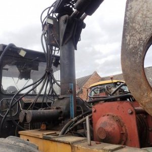 foto harwester LKT 120 +przyczepa