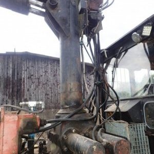 foto harwester LKT 120 +przyczepa