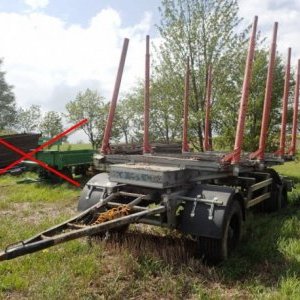 foto harwester LKT 120 +przyczepa