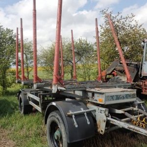 foto harwester LKT 120 +przyczepa