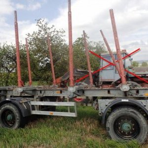 foto harwester LKT 120 +przyczepa